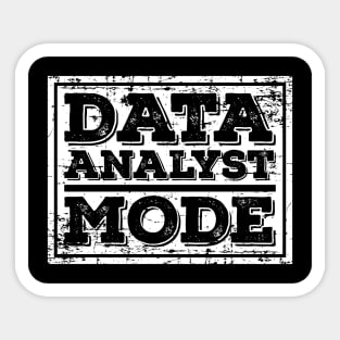 Data Analyst Mode Sticker